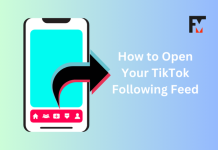 Open TikTok Following Feed