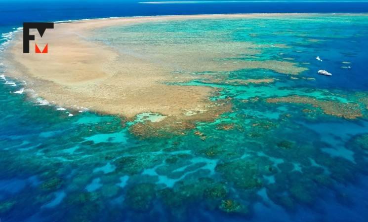 Great Barrier Reef in Australia, known on the top six landscapes in the world